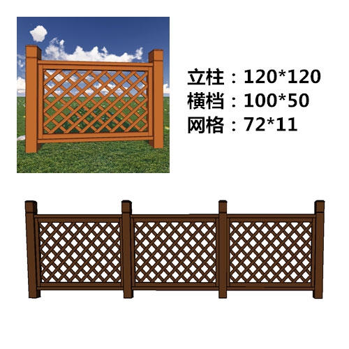 新疆塑木围栏销售|塑木花箱底座|塑木围栏规格|防腐|防水防潮|不龟裂|免保养|抗